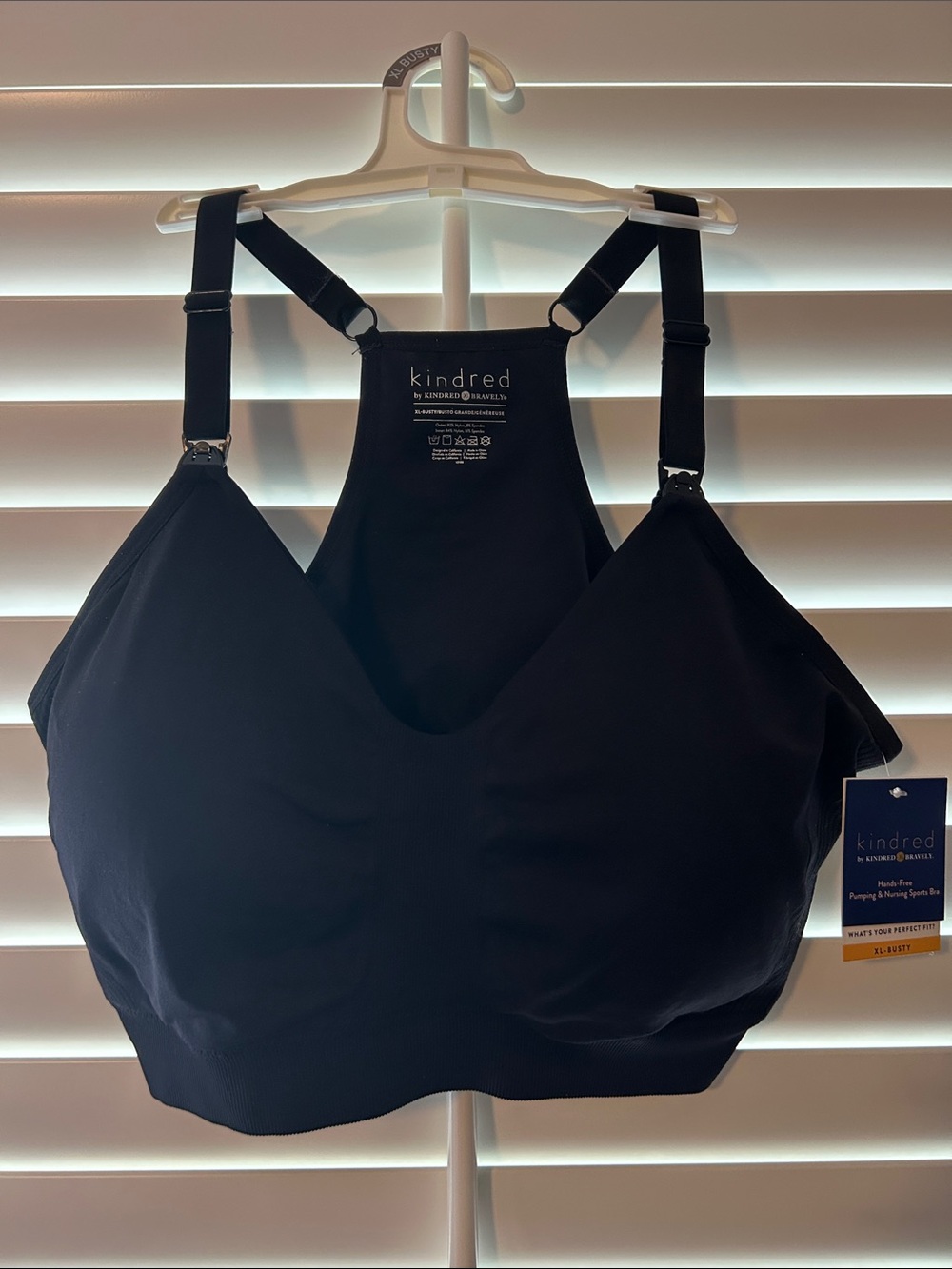 Kindred Bravely Black Nursing & Pumping Bra